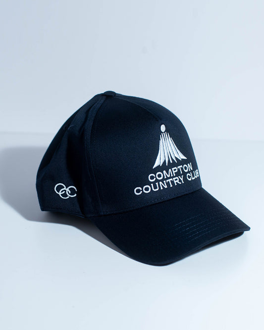 Compton Country Club: Navy & White Snapback